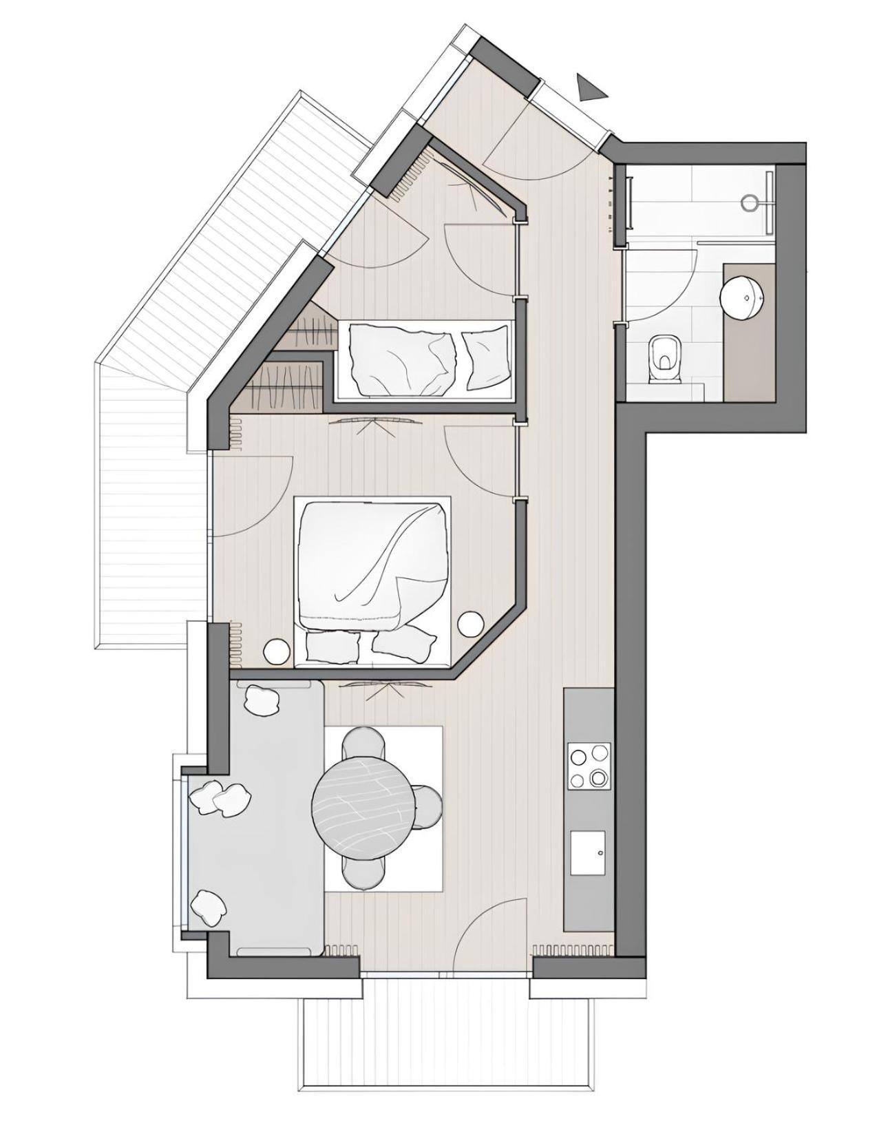 Apartment Zellrooms